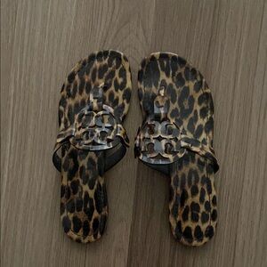 Tory Burch Leopard Print Sandals